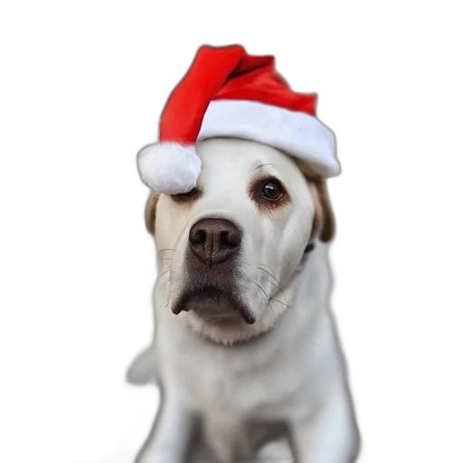 hat, animal, staff, photorealistic, 3d render, close-up, photo, dog transparent PNG cut-out