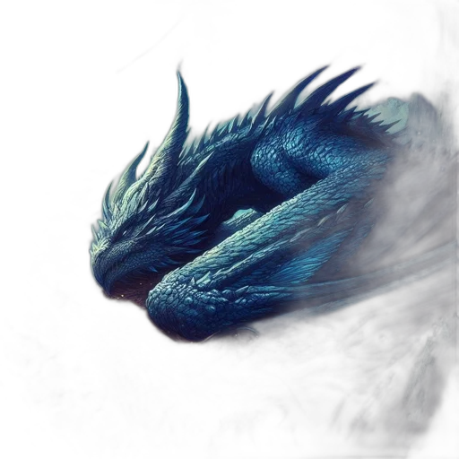 dragon, creature, animal, mask, fantasy art, concept art, photorealistic, watercolor transparent PNG cut-out