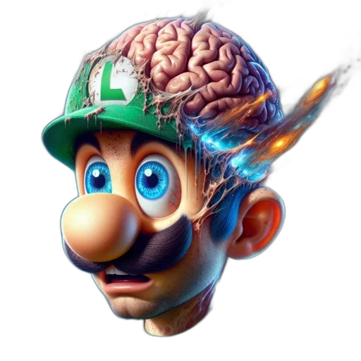 face, hat, mask, crown, 3d render, concept art, photorealistic, pixel art transparent PNG cut-out