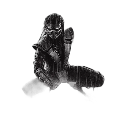 robot, sword, creature, weapon, concept art, fantasy art, comic book art, cyberpunk transparent PNG cut-out