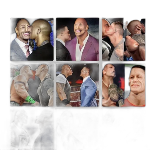 face, photorealistic, search, result, dwayne, rock, johnson, john transparent PNG cut-out