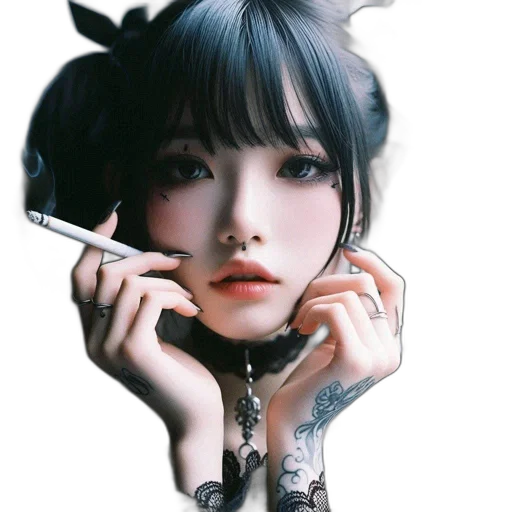 jewelry, face, mask, robot, photorealistic, fantasy art, anime, concept art transparent PNG cut-out