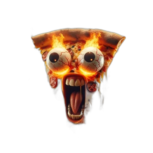 face, food, animal, dragon, 3d render, pixel art, concept art, photorealistic transparent PNG cut-out