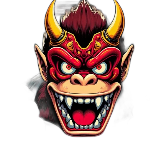 dragon, mask, crown, face, 3d render, concept art, photorealistic, fantasy art transparent PNG cut-out