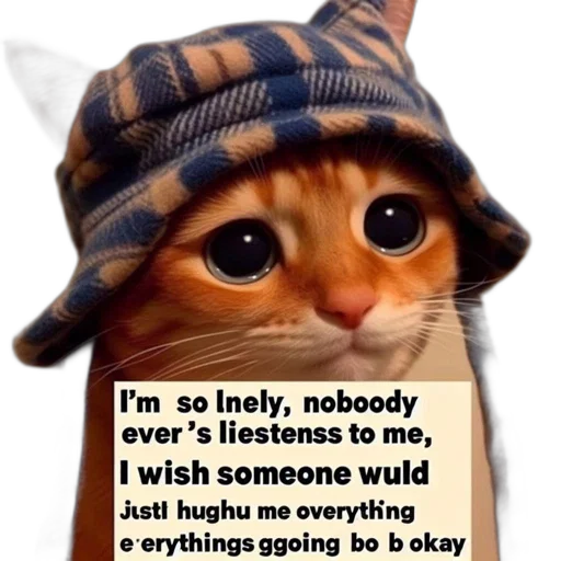hat, mask, animal, face, image, shows, cat, wearing transparent PNG cut-out