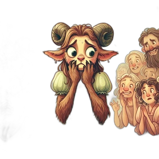 creature, concept art, fantasy art, watercolor, pixel art, earth tones, scene, portrays transparent PNG cut-out