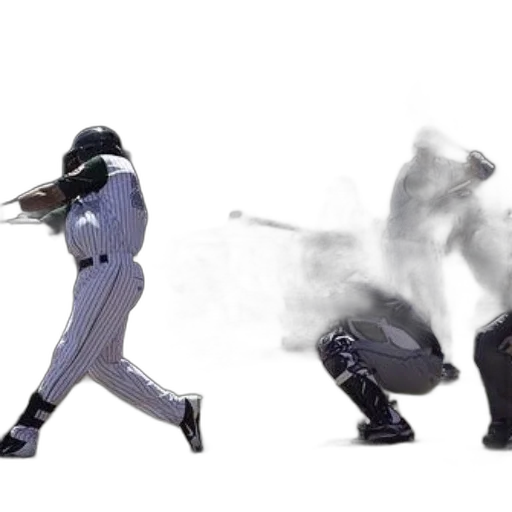 concept art, baseball, player, swings, ball, while, catcher, umpire transparent PNG cut-out