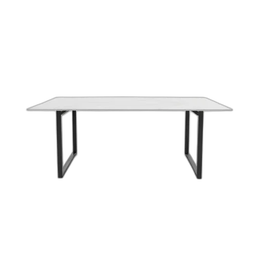 furniture, 3d render, sleek, modern, white, table, smooth, surface transparent PNG cut-out