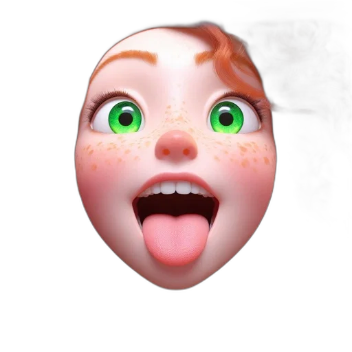 face, mask, creature, animal, 3d render, photorealistic, concept art, cartoon transparent PNG cut-out