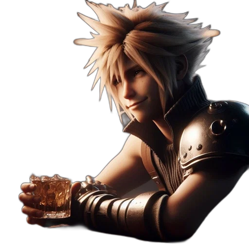 dragon, food, concept art, fantasy art, 3d render, photorealistic, man, black transparent PNG cut-out