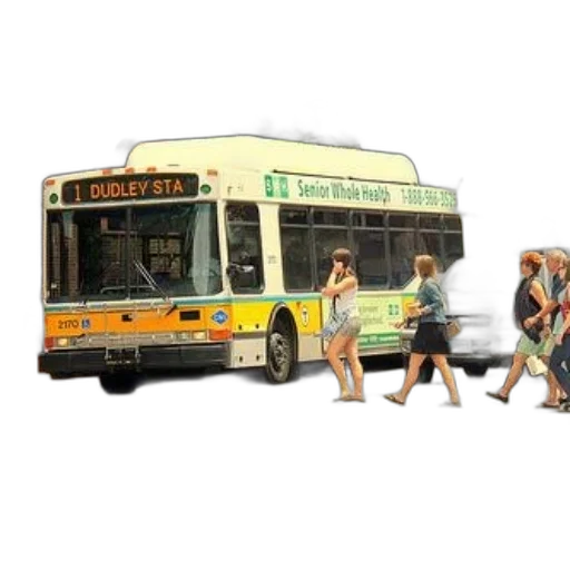 concept art, photorealistic, 3d render, oil painting, city street, city, bus, advertisement transparent PNG cut-out