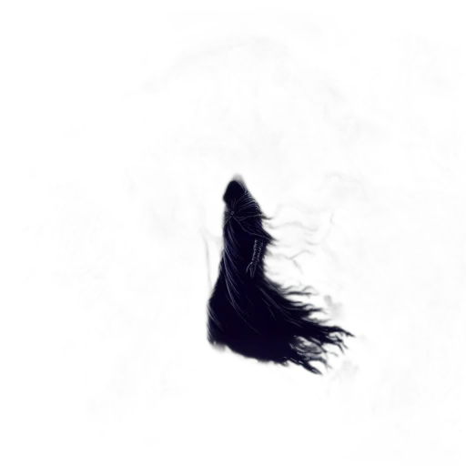 hair, animal, mask, creature, photorealistic, concept art, fantasy art, pixel art transparent PNG cut-out