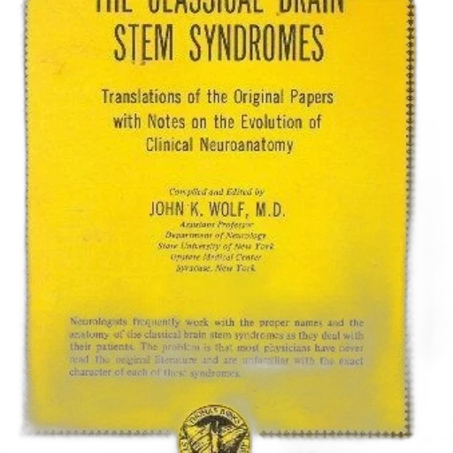 cover, classical, brain, stem, syndromes, john, wolf, featuring transparent PNG cut-out