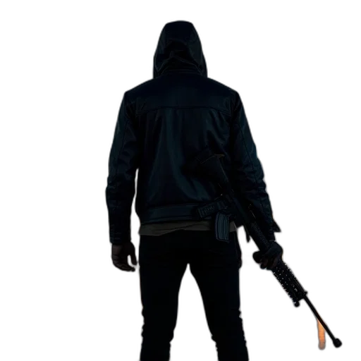 jacket, weapon, staff, sword, concept art, pixel art, 3d render, comic book art transparent PNG cut-out