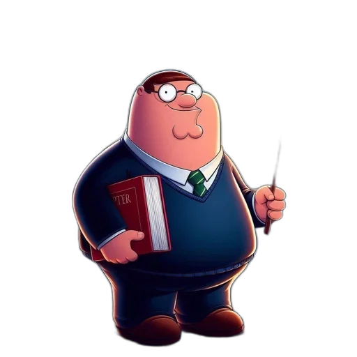 staff, jacket, animal, weapon, concept art, cartoon, 3d render, photorealistic transparent PNG cut-out