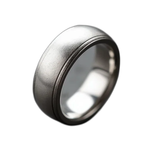 jewelry, 3d render, mens, 8mm, white, tung, silver, ring transparent PNG cut-out