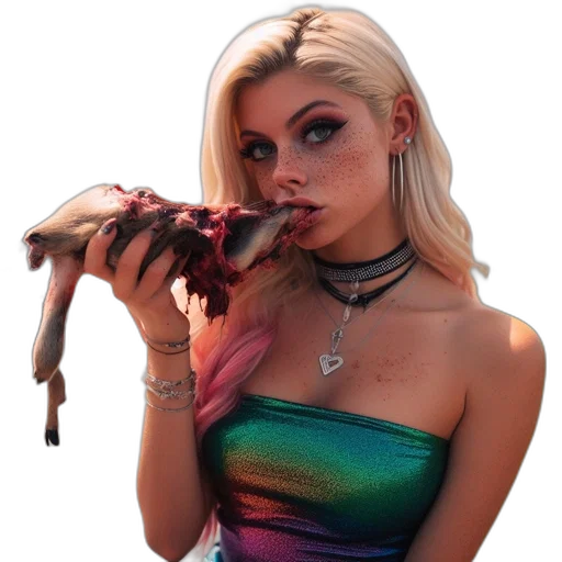creature, dragon, animal, weapon, vaporwave, fantasy art, photorealistic, cyberpunk transparent PNG cut-out