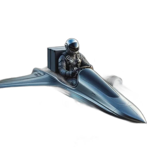 robot, car, sword, concept art, 3d render, outer space, astronaut, spacesuit transparent PNG cut-out