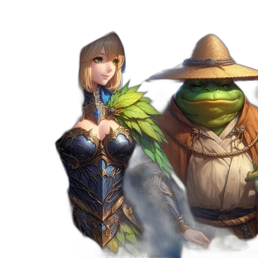 staff, mask, hat, weapon, fantasy art, concept art, photorealistic, pixel art transparent PNG cut-out