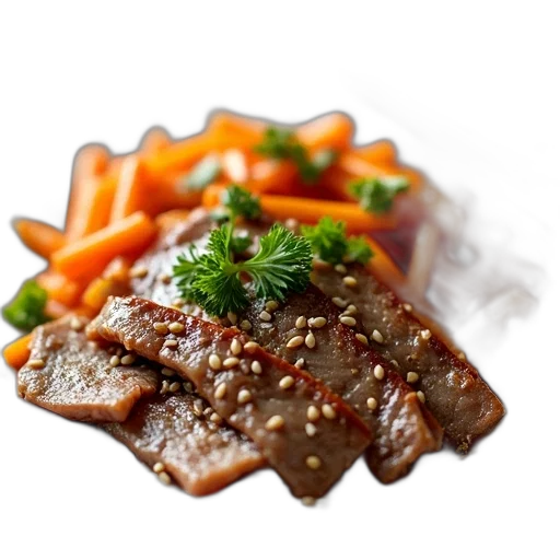 food, crown, photorealistic, 3d render, close-up, image, plate, serving transparent PNG cut-out