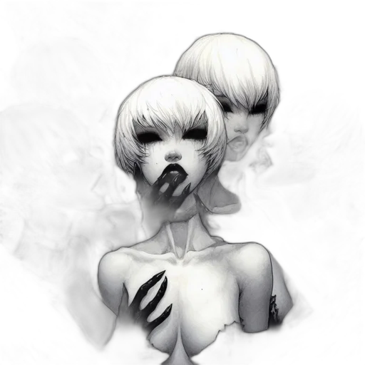 mask, face, staff, hair, fantasy art, concept art, photorealistic, comic book art transparent PNG cut-out