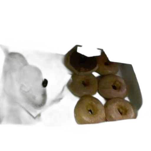 food, animal, creature, dragon, 3d render, photorealistic, concept art, vaporwave transparent PNG cut-out