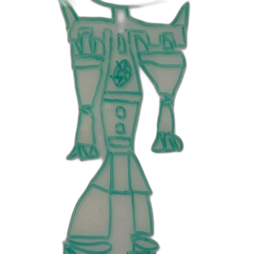 robot, staff, mask, dress, concept art, vaporwave, pixel art, fantasy art transparent PNG cut-out