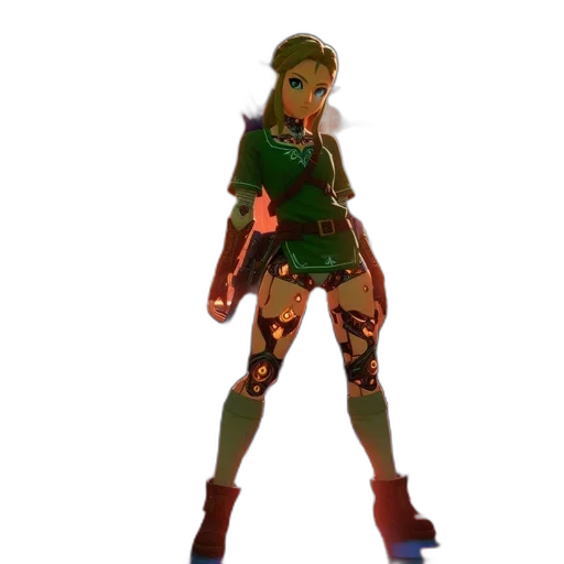 staff, weapon, dress, concept art, 3d render, pixel art, fantasy art, green transparent PNG cut-out
