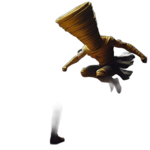 staff, weapon, hat, hair, concept art, 3d render, fantasy art, ancient transparent PNG cut-out