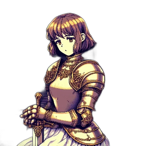 sword, staff, weapon, crown, fantasy art, pixel art, concept art, anime transparent PNG cut-out
