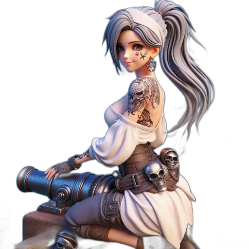 staff, weapon, concept art, fantasy art, pixel art, anime, animated, woman transparent PNG cut-out