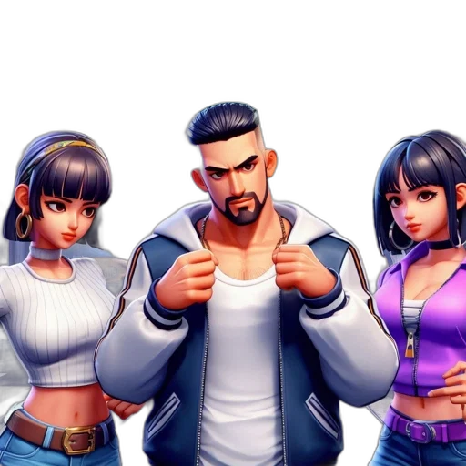 jacket, concept art, 3d render, cyberpunk transparent PNG cut-out