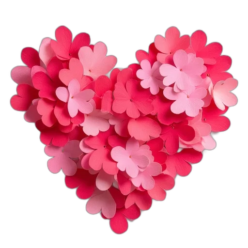 flower, jewelry, 3d render, valentine transparent PNG cut-out