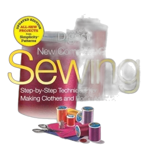 cover, reader, digest, new, complete, guide, sewing, features transparent PNG cut-out