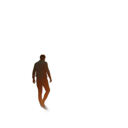 creature, robot, staff, jacket, 3d render, concept art, pixel art, photorealistic transparent PNG cut-out