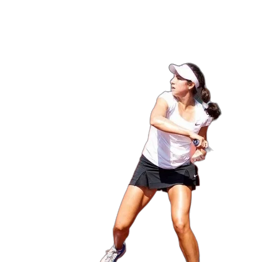 staff, 3d render, photorealistic, concept art, oil painting, female, tennis, player transparent PNG cut-out