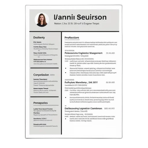 staff, jacket, resume, template transparent PNG cut-out