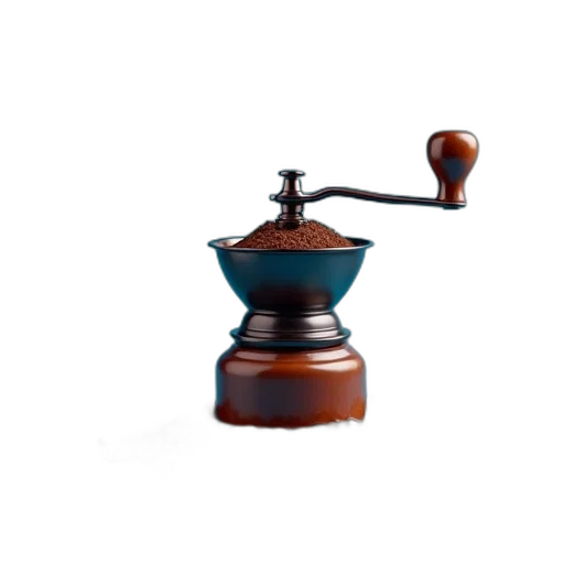 staff, furniture, jewelry, robot, 3d render, photorealistic, coffee, grinder transparent PNG cut-out