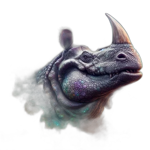 dragon, creature, animal, staff, fantasy art, concept art, photorealistic, watercolor transparent PNG cut-out