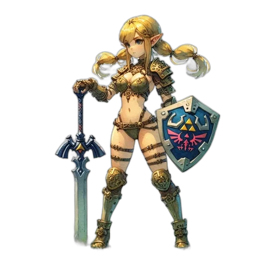 sword, weapon, staff, concept art, fantasy art, pixel art, 3d render, golden transparent PNG cut-out