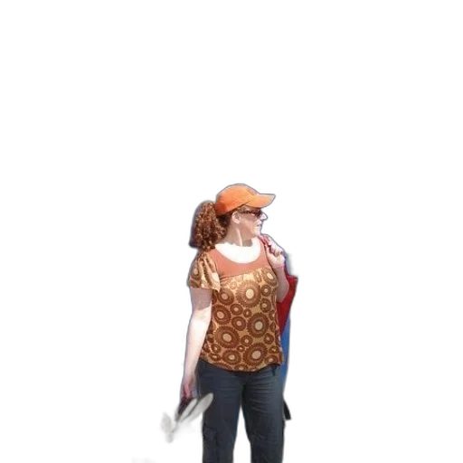 staff, hat, jacket, dress transparent PNG cut-out