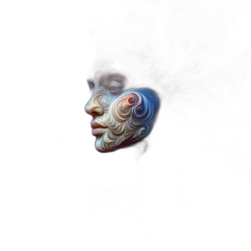 mask, face, creature, jewelry, photorealistic, concept art, fantasy art, 3d render transparent PNG cut-out