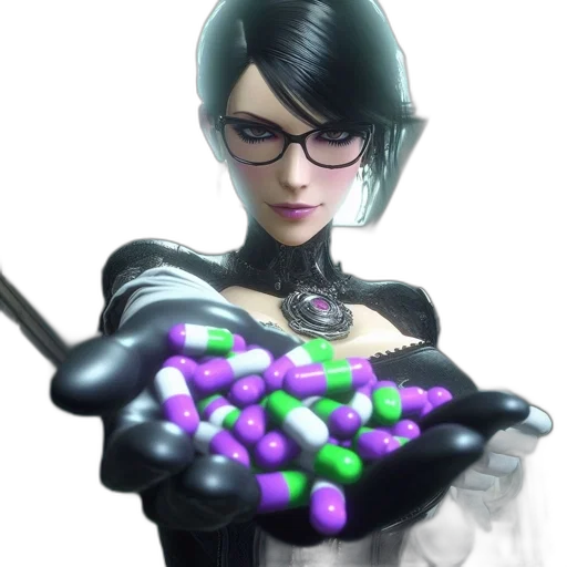 jewelry, weapon, concept art, 3d render, cyberpunk, fantasy art, animated, character transparent PNG cut-out