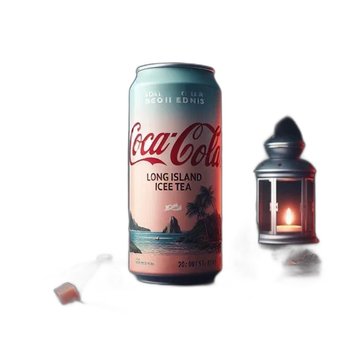 bottle, food, 3d render, concept art, photorealistic, vaporwave, fire, red transparent PNG cut-out