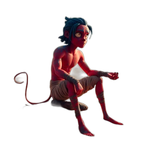 mask, creature, animal, staff, concept art, pixel art, comic book art, fantasy art transparent PNG cut-out
