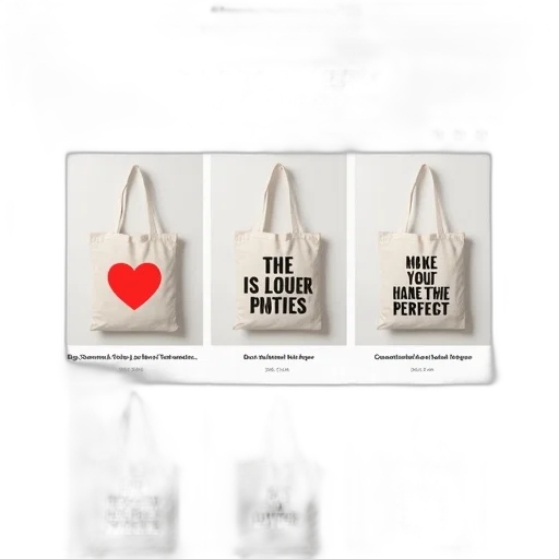 digital, mockup, blog, page, featuring, various, tote, bags transparent PNG cut-out