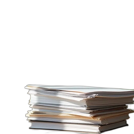 office, documents, files transparent PNG cut-out