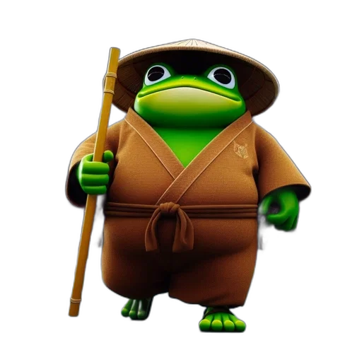 staff, animal, creature, jacket, concept art, 3d render, pixel art, photorealistic transparent PNG cut-out