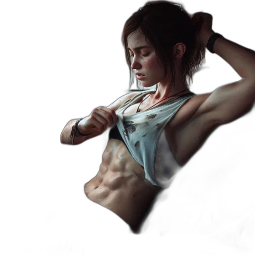 concept art, photorealistic, cyberpunk, watercolor, post-apocalyptic, setting, rugged, young transparent PNG cut-out