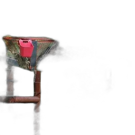 furniture, robot, weapon, umbrella, 3d render, concept art, photorealistic, cyberpunk transparent PNG cut-out